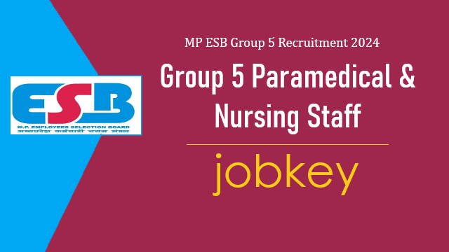 MPESB Paramedical Group 5 Post Online Form  Dec 2025-jobkey